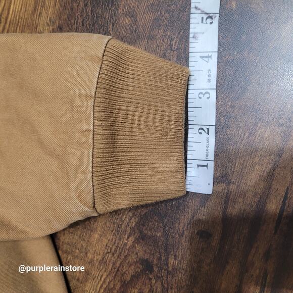 Vtg Red Head Brand Co Canvas Duck Jacket 2XLT Hooded Golden Brown Streetwear - Picture 12 of 13